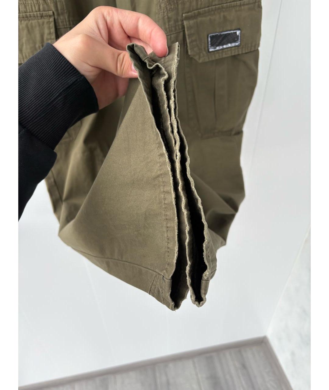 OAKLEY Хаки хлопко-полиэстеровые прямые джинсы, фото 8