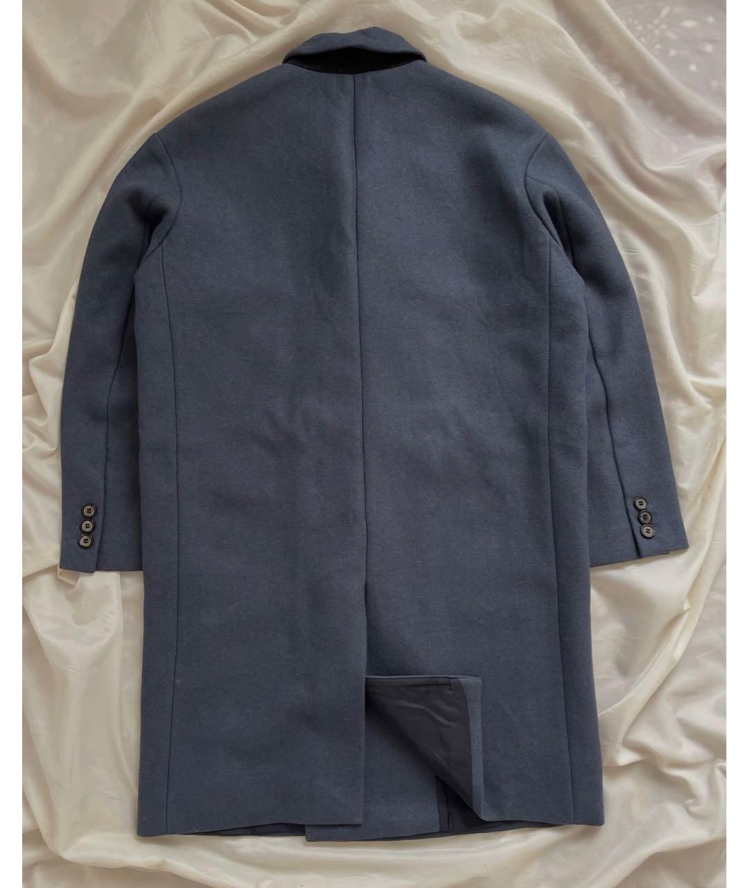 ANDERSSON BELL Синее шерстяное пальто, фото 2