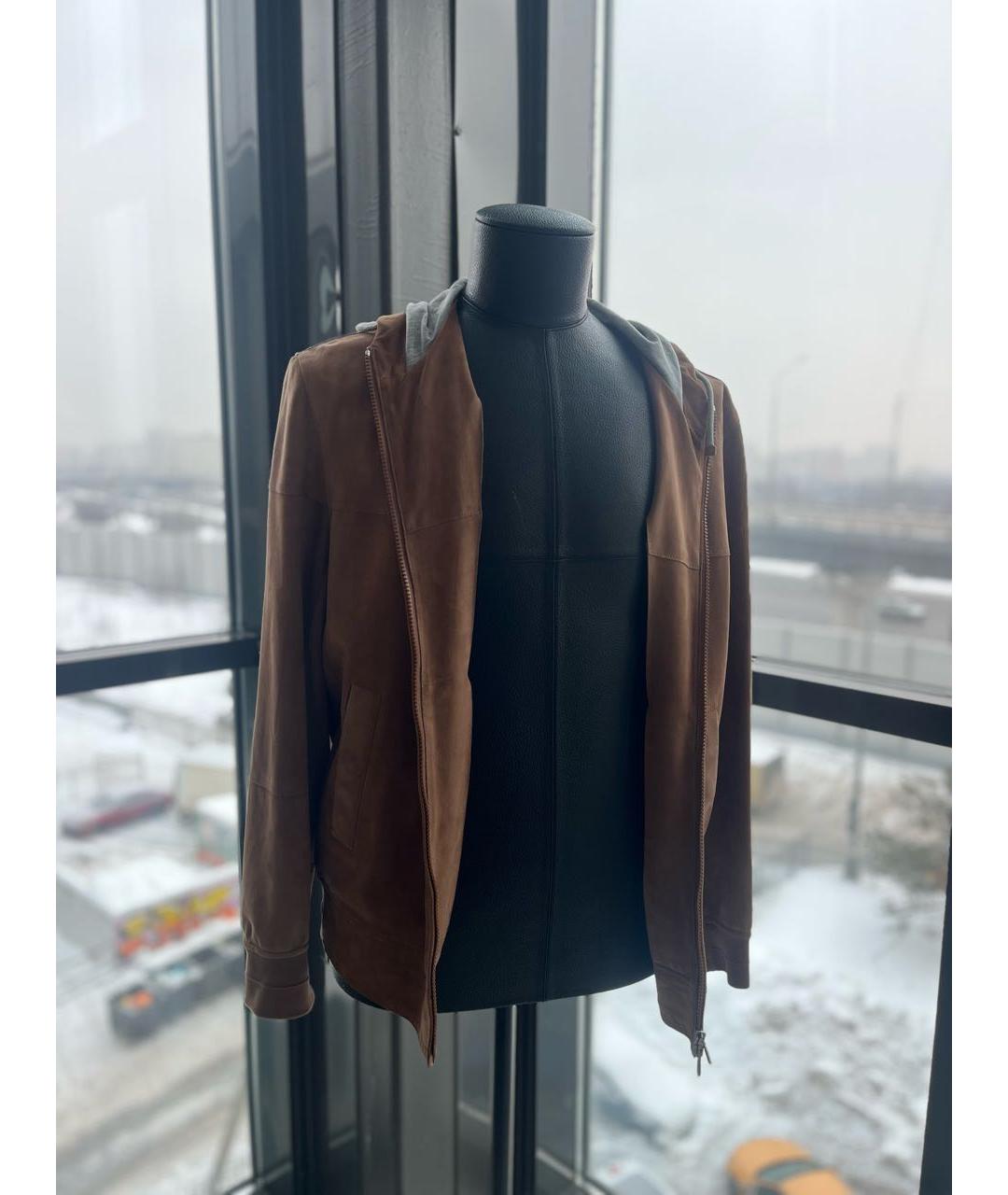BRUNELLO CUCINELLI Коричневая кашемировая куртка, фото 5