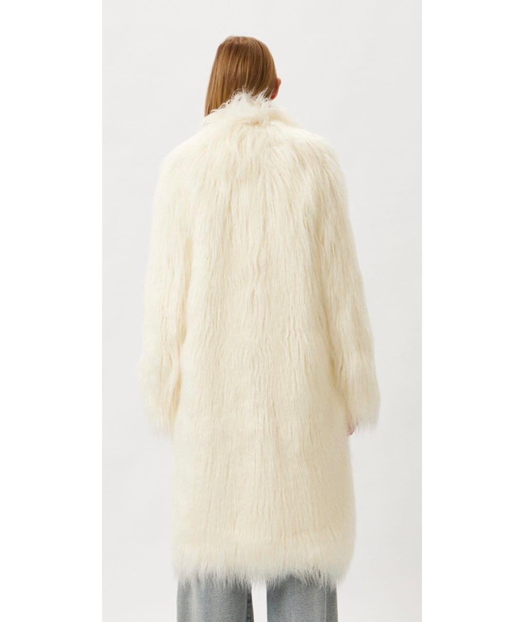 TWIN-SET Белая шуба, фото 7