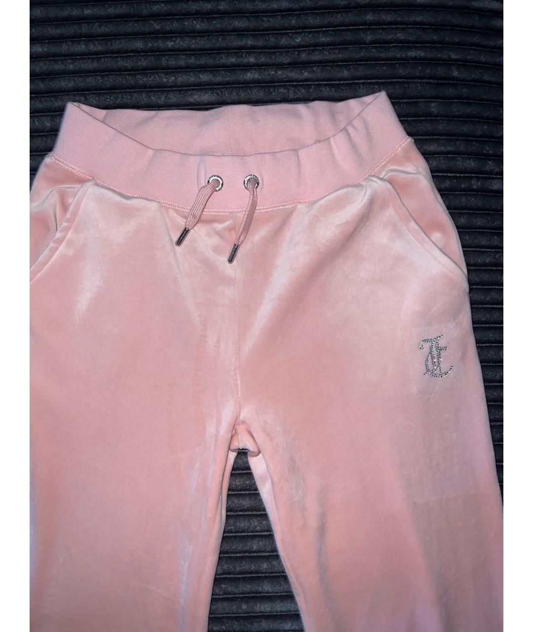 JUICY COUTURE Коралловый велюровый спортивные костюмы, фото 7