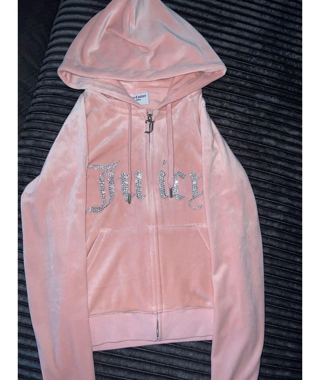 JUICY COUTURE Коралловый велюровый спортивные костюмы, фото 3