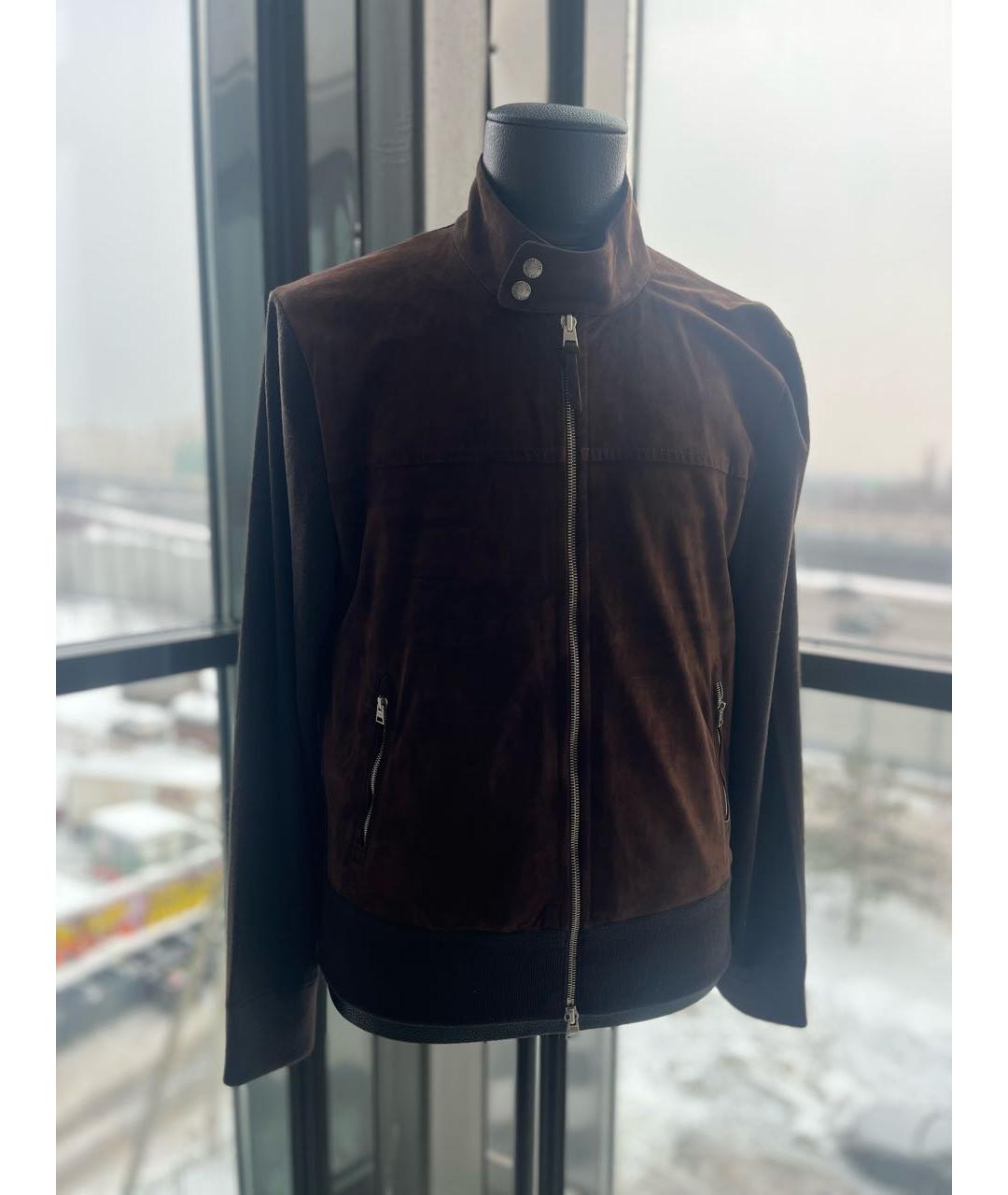 TOM FORD Коричневая замшевая куртка, фото 7