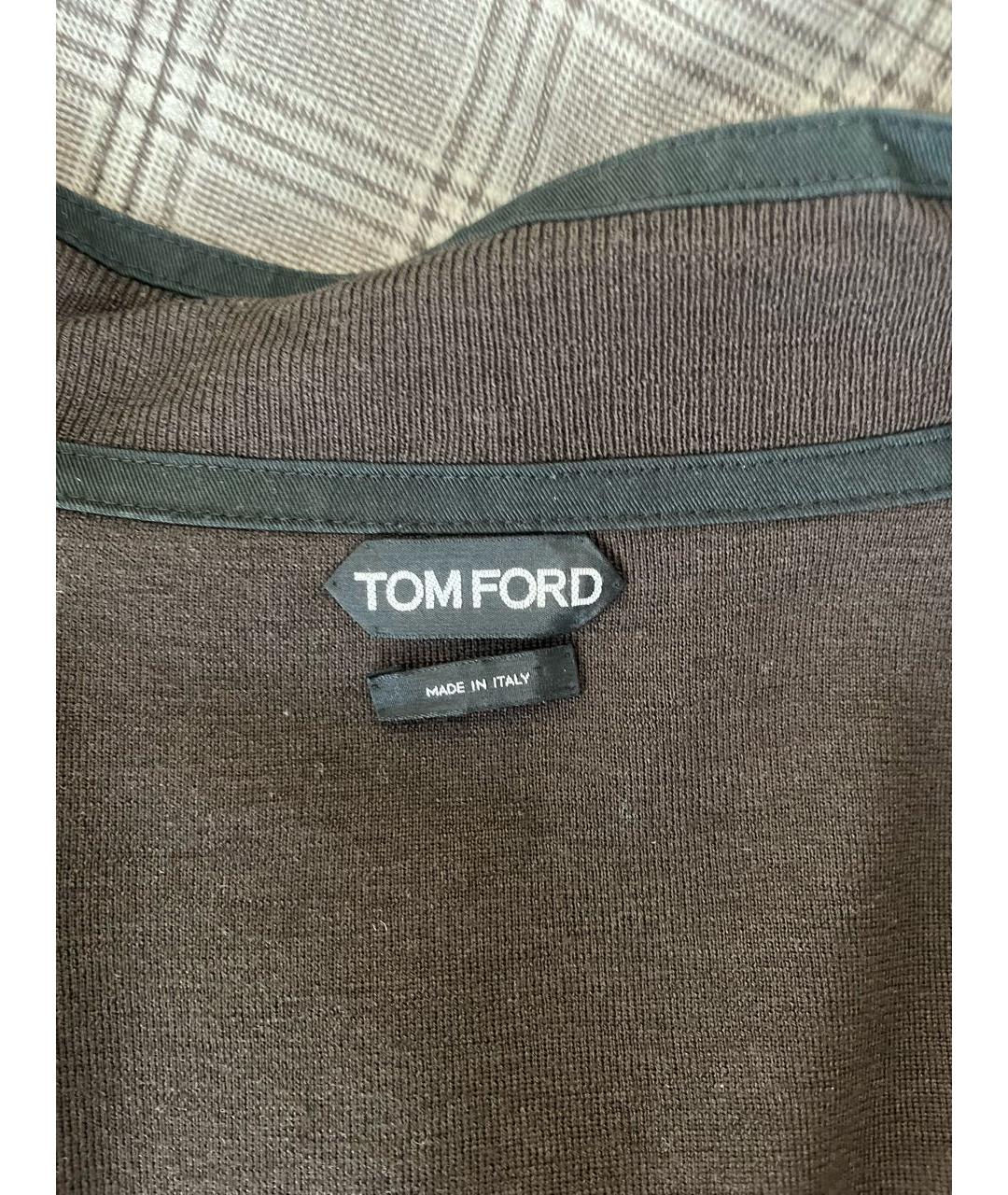 TOM FORD Коричневая замшевая куртка, фото 4
