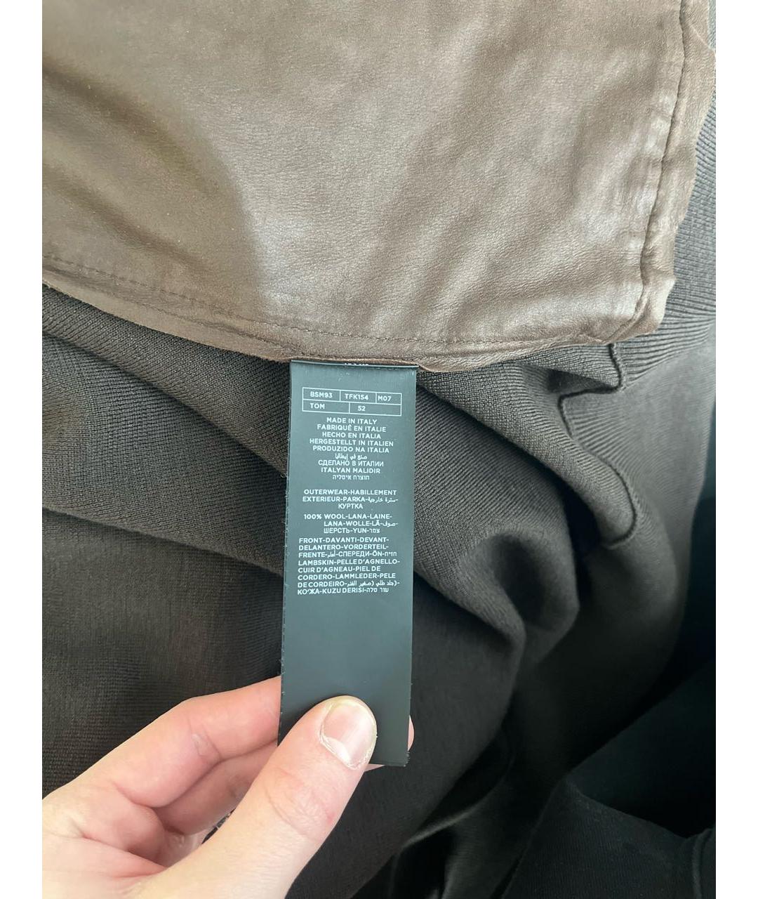 TOM FORD Коричневая замшевая куртка, фото 5