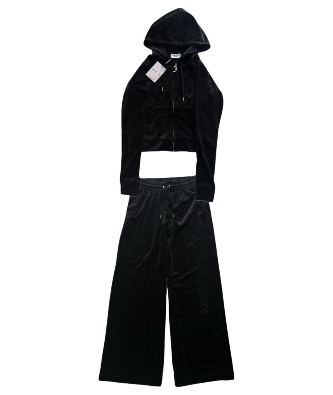 JUICY COUTURE Черный велюровый спортивные костюмы, фото 1
