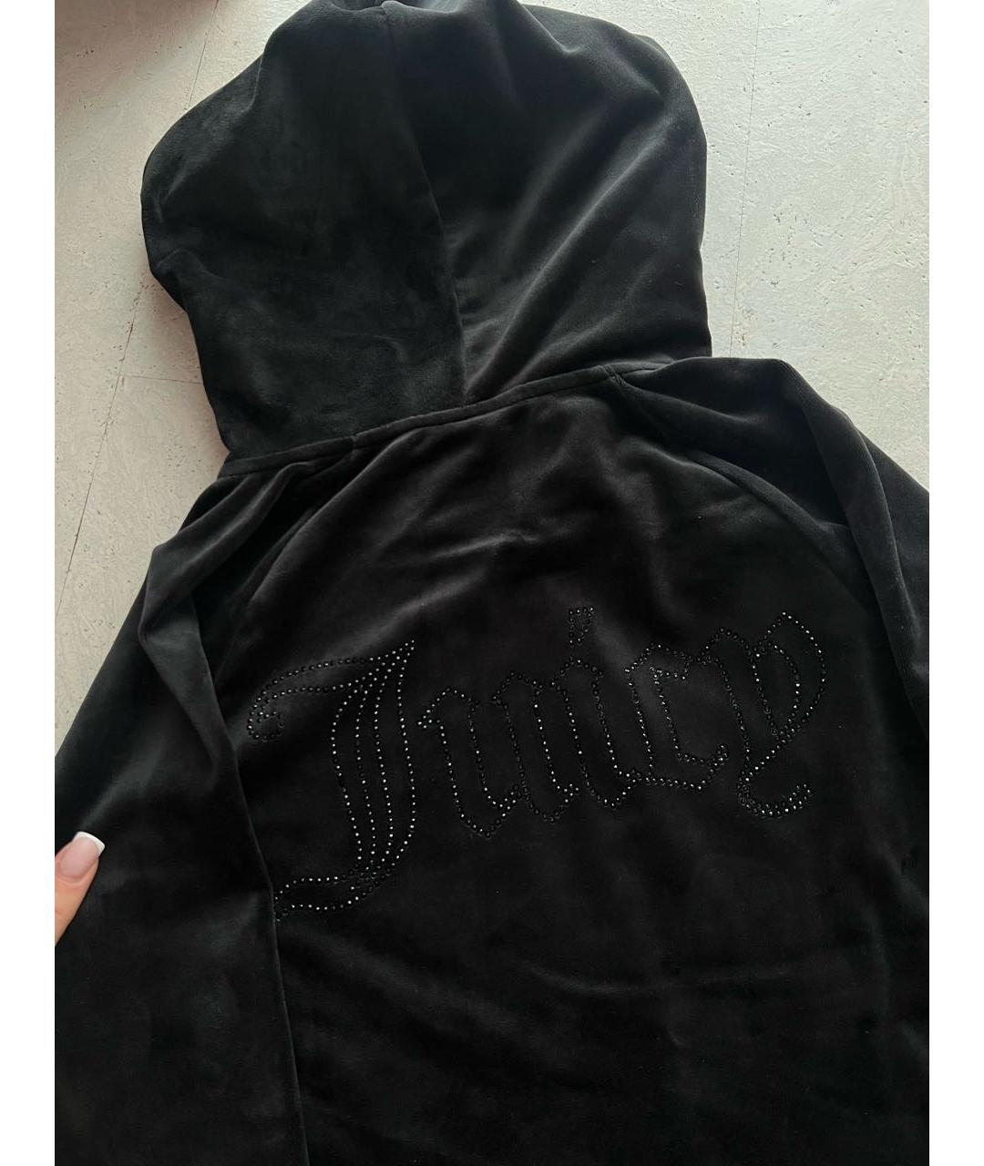 JUICY COUTURE Черный велюровый спортивные костюмы, фото 7