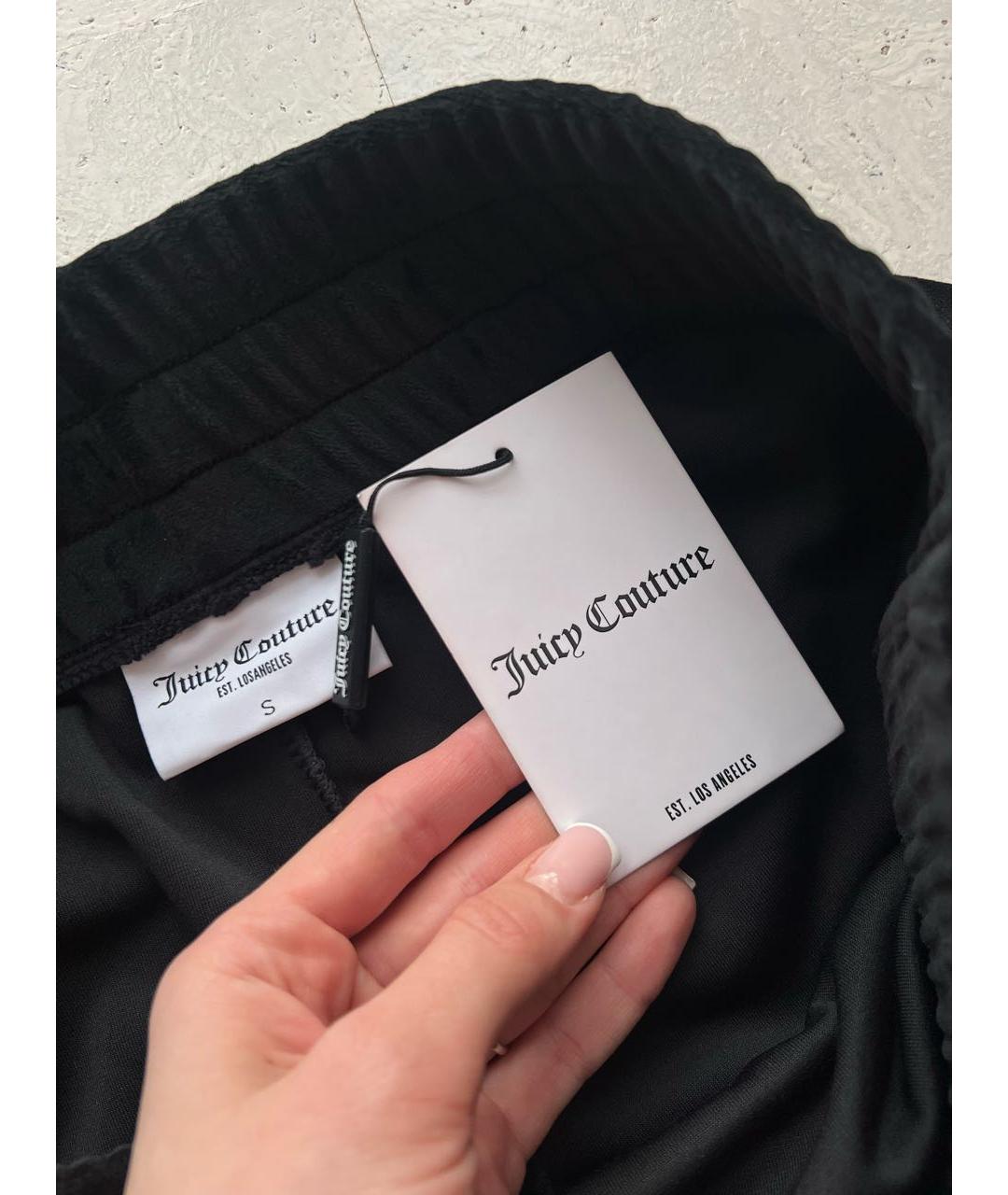 JUICY COUTURE Черный велюровый спортивные костюмы, фото 5