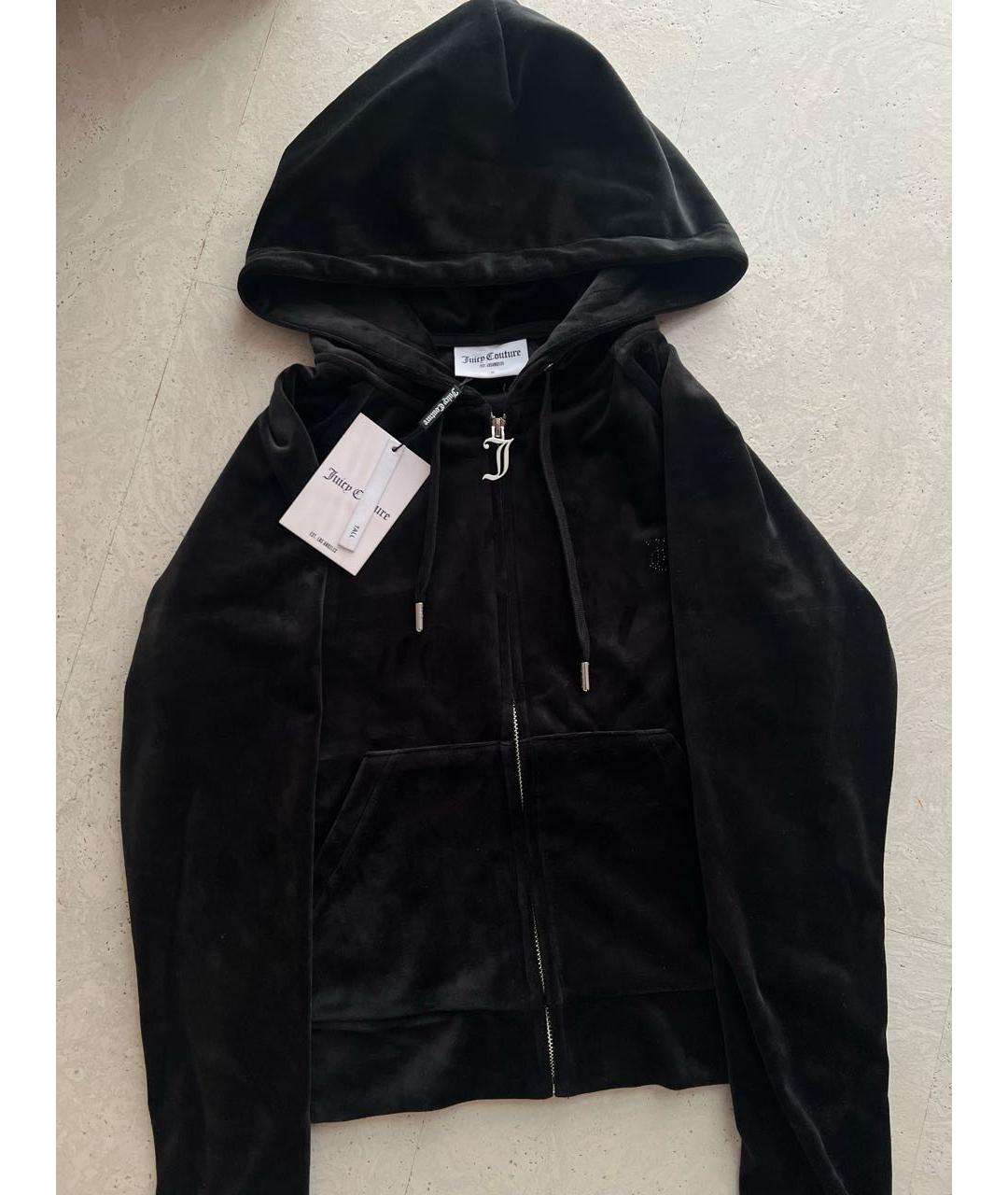 JUICY COUTURE Черный велюровый спортивные костюмы, фото 6