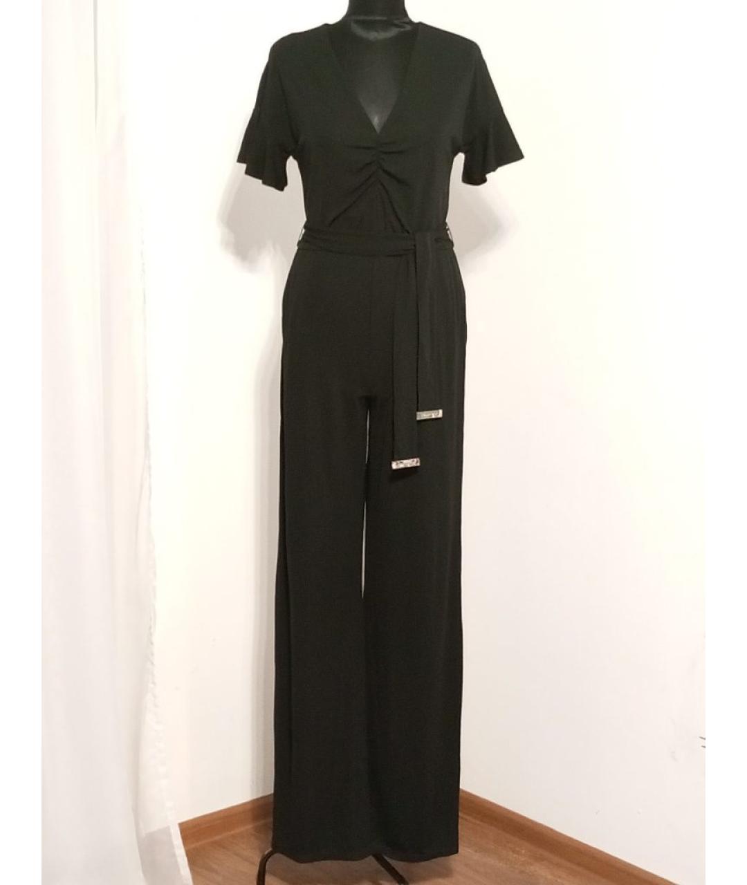 MICHAEL MICHAEL KORS Черный вискозный комбинезон, фото 7