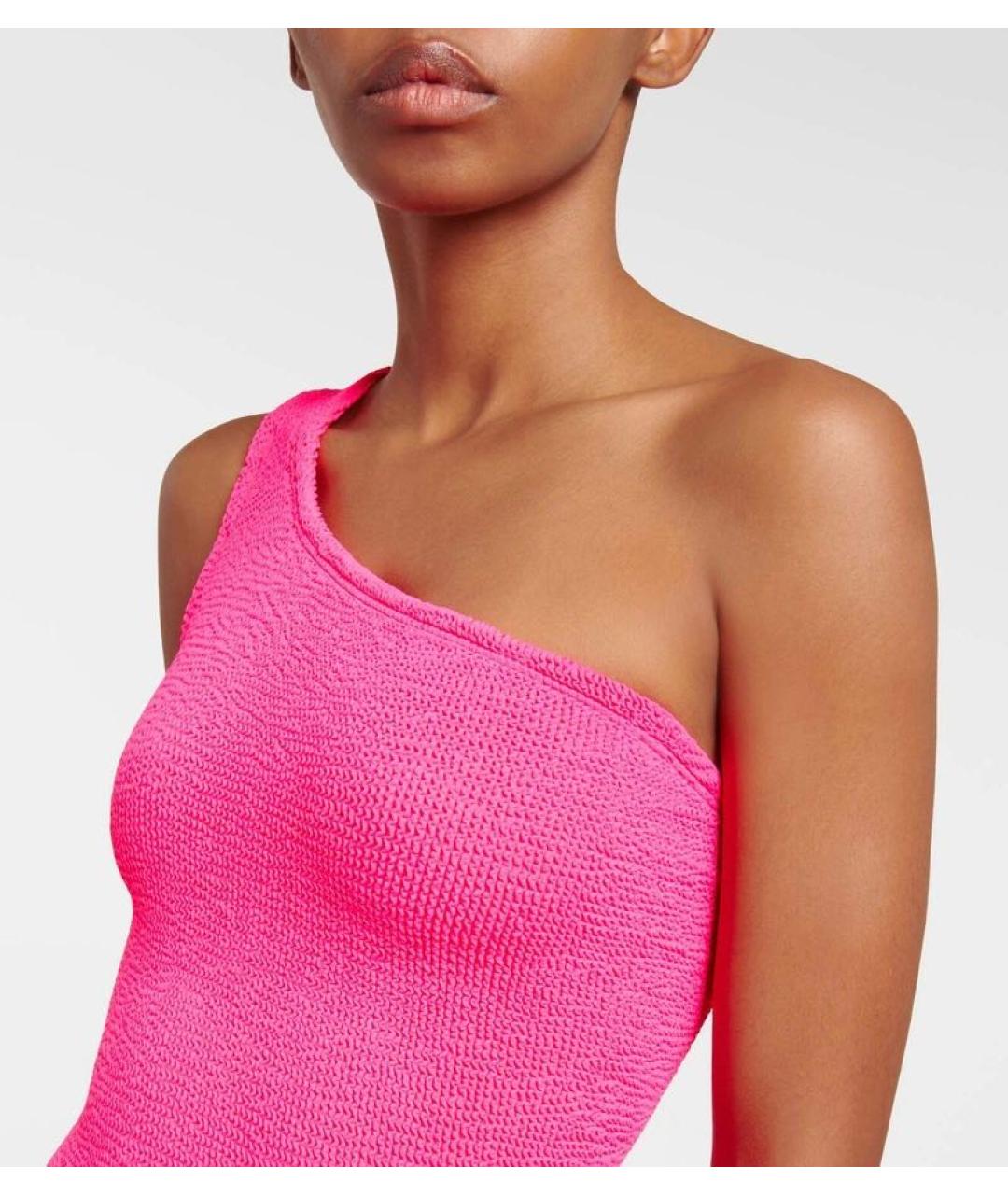 HUNZA G Фуксия купальник, фото 2