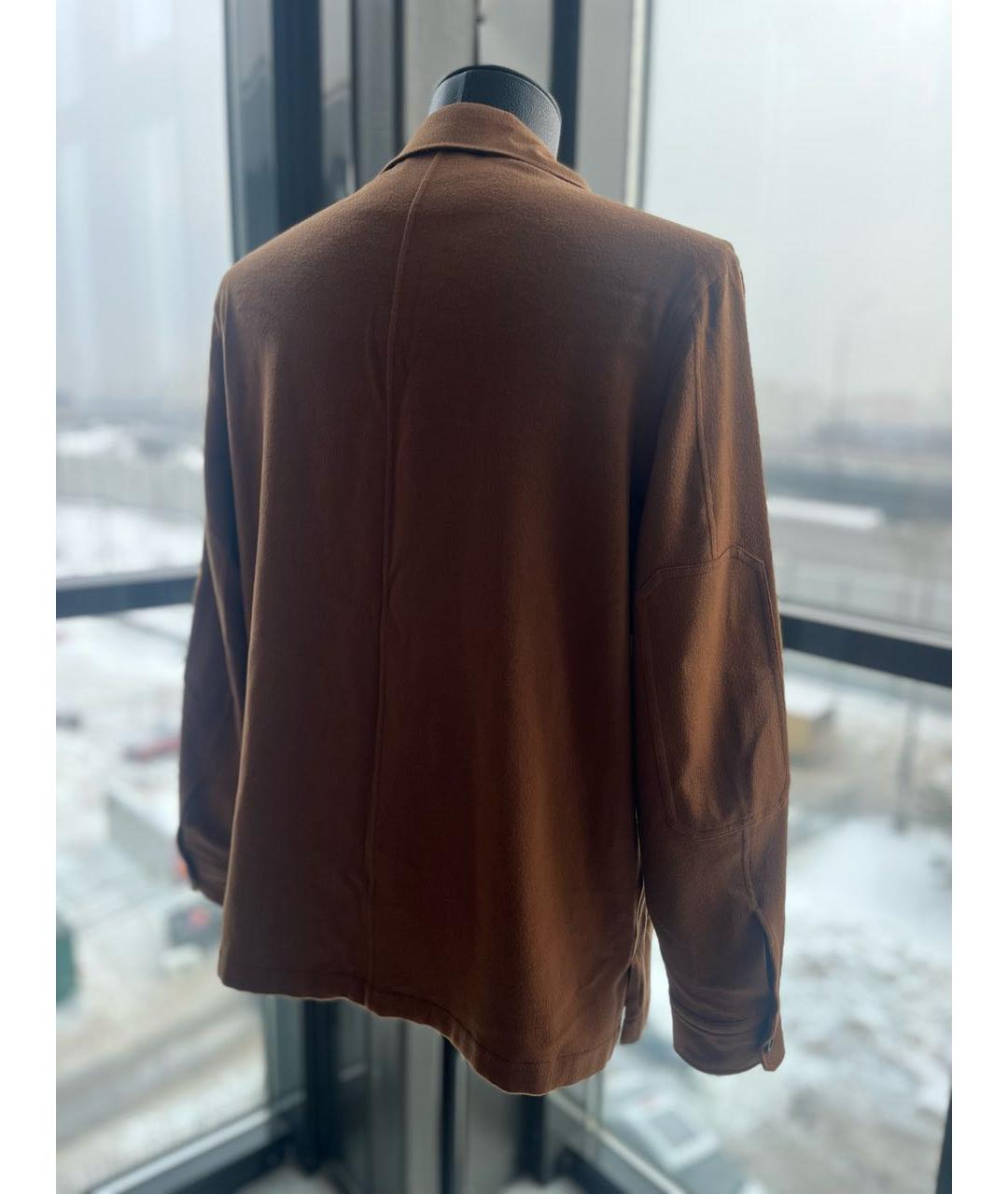 ZEGNA Коричневая кашемировая куртка, фото 2