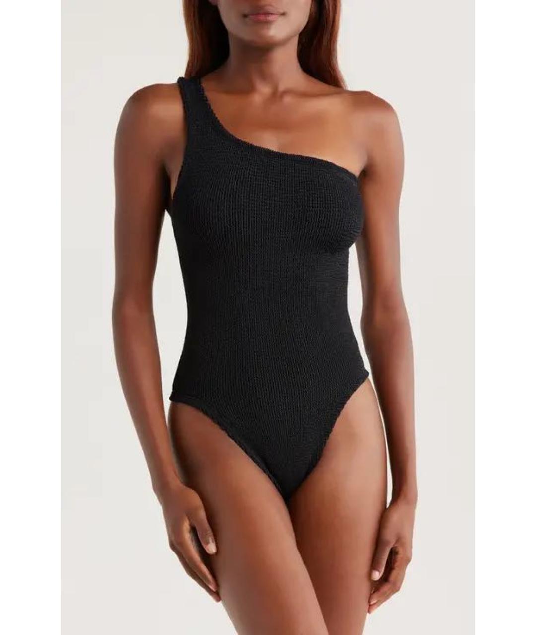 HUNZA G Черный купальник, фото 2