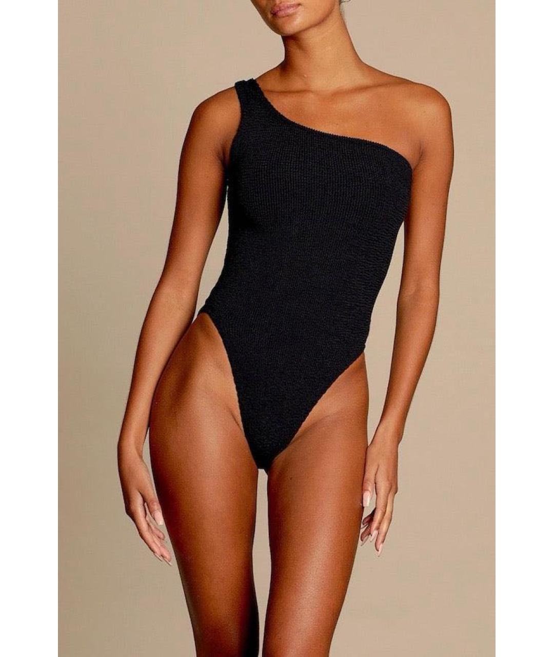 HUNZA G Черный купальник, фото 5