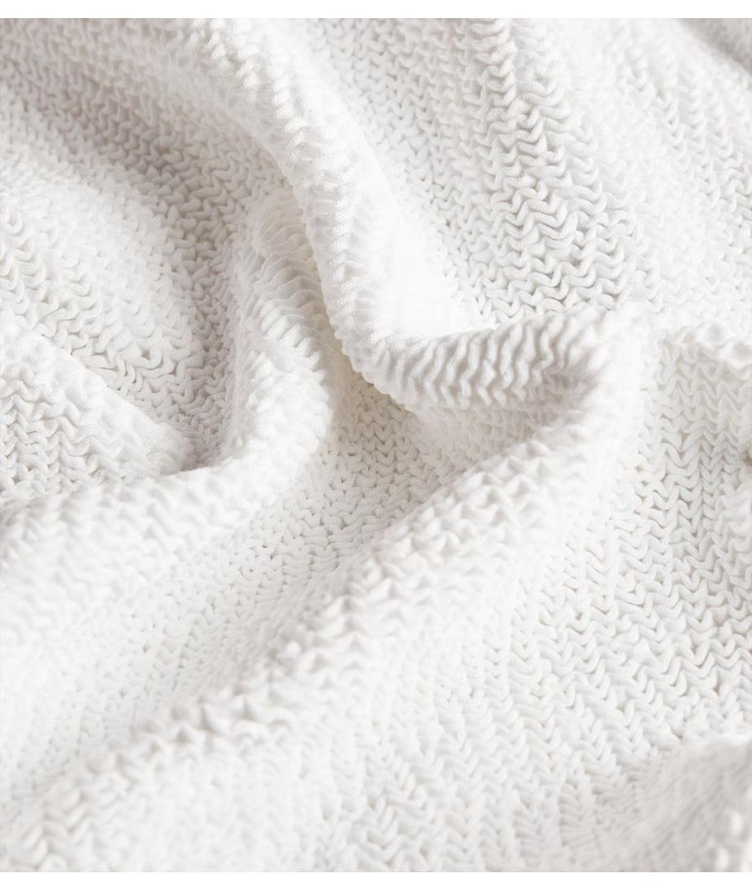 HUNZA G Белый купальник, фото 3