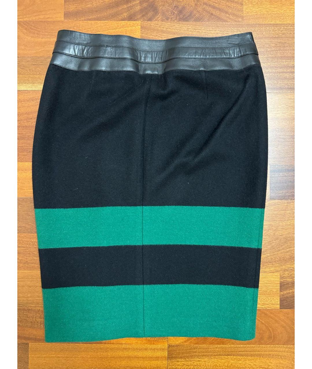 RALPH LAUREN Черная юбка миди, фото 2