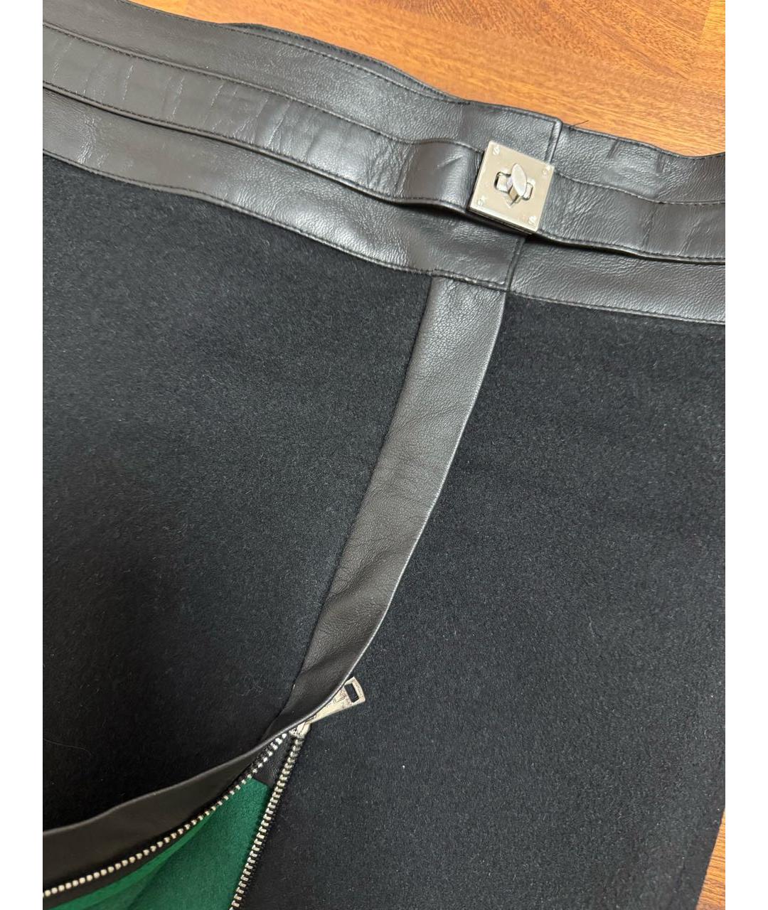 RALPH LAUREN Черная юбка миди, фото 5