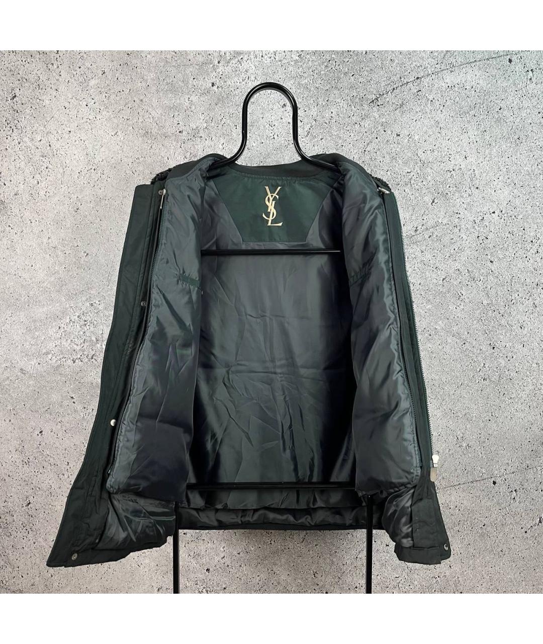 SAINT LAURENT Антрацитовая куртка, фото 4