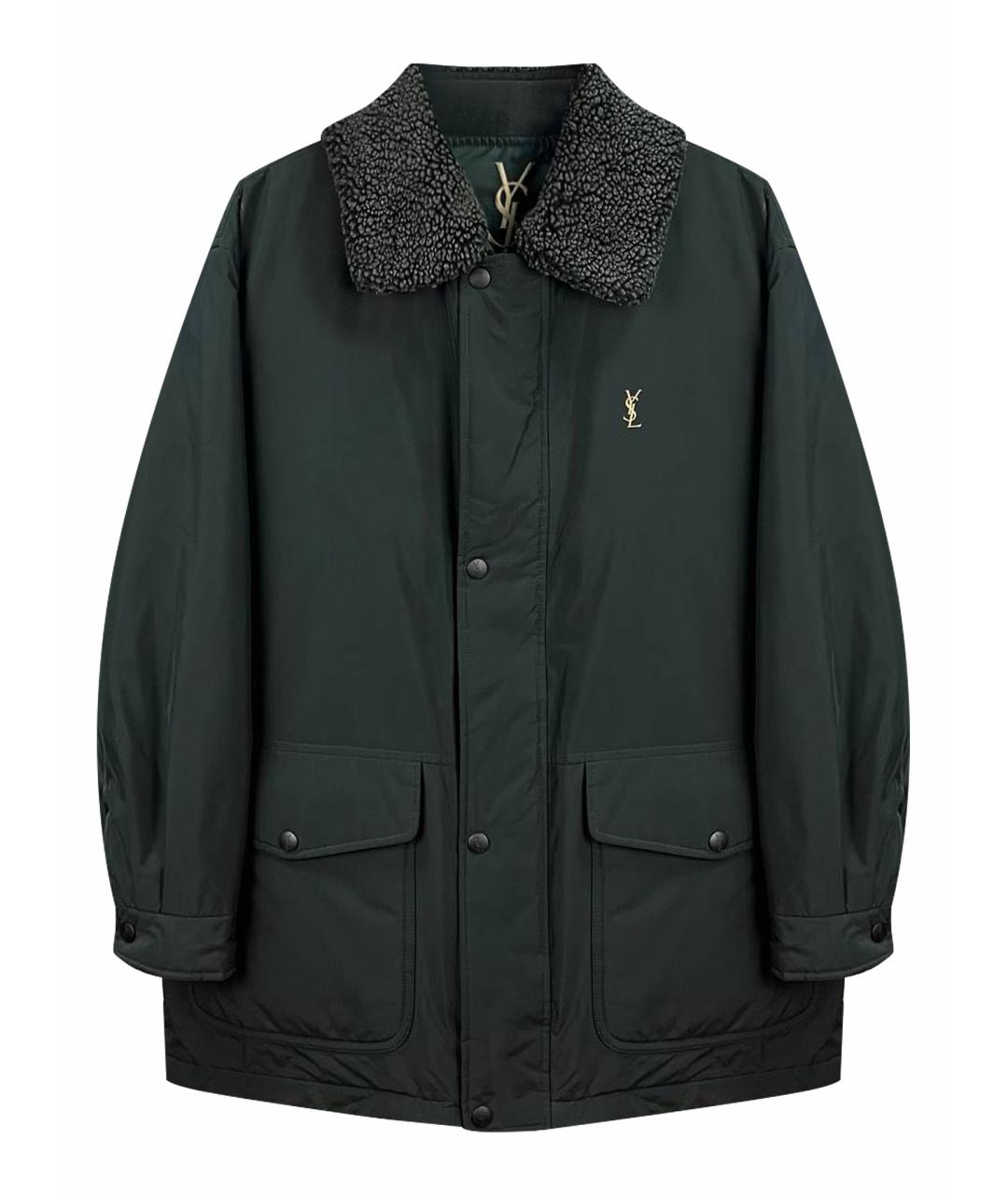 SAINT LAURENT Антрацитовая куртка, фото 1