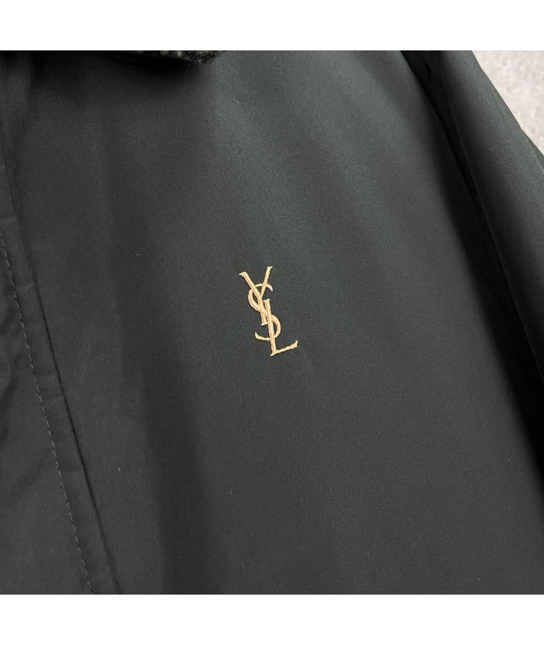 SAINT LAURENT Антрацитовая куртка, фото 7