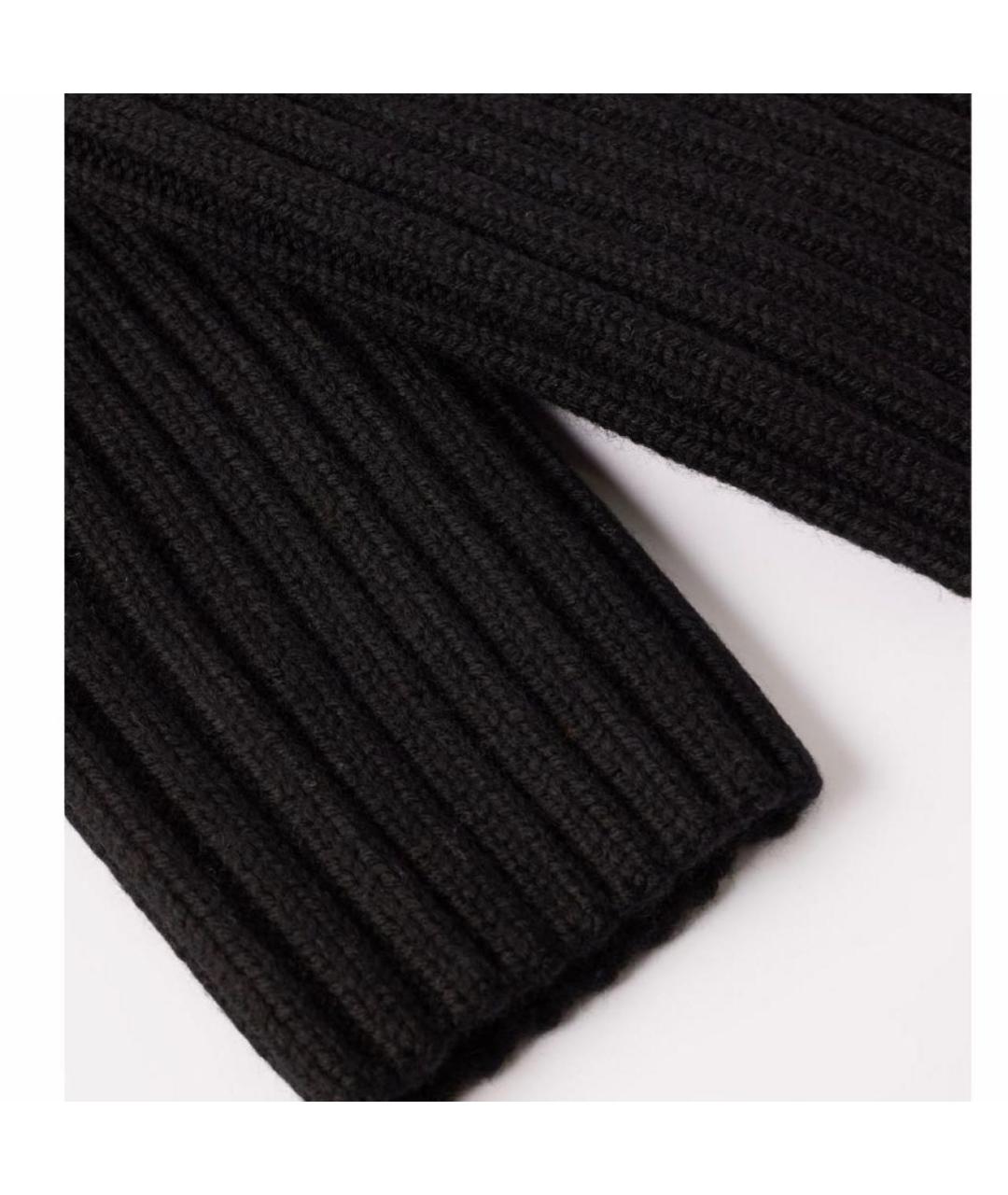 TOTEME Черные шерстяные митенки, фото 4