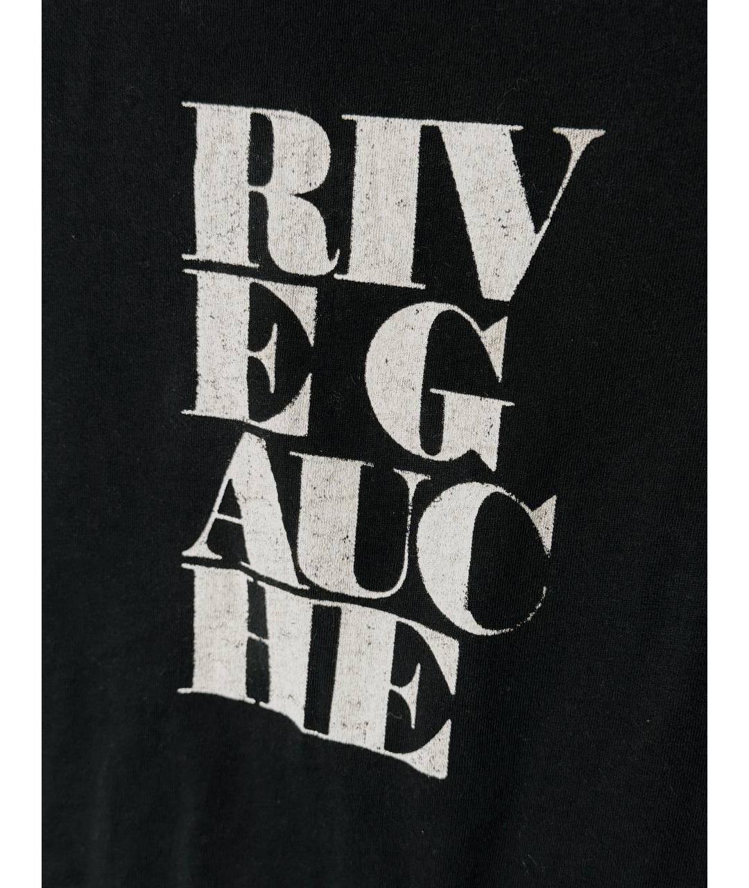 SAINT LAURENT Черная хлопковая футболка, фото 3