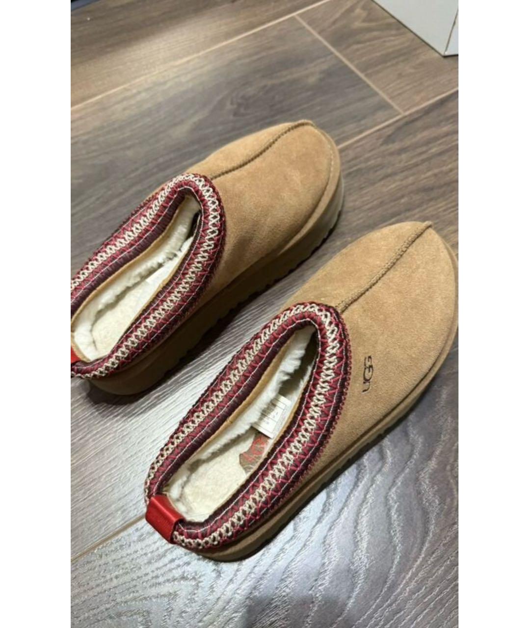 UGG AUSTRALIA Коричневые замшевые ботинки, фото 2