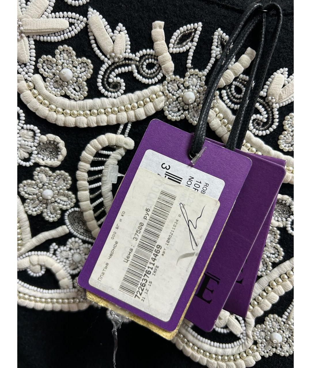 IRFE Черное шерстяное повседневное платье, фото 4