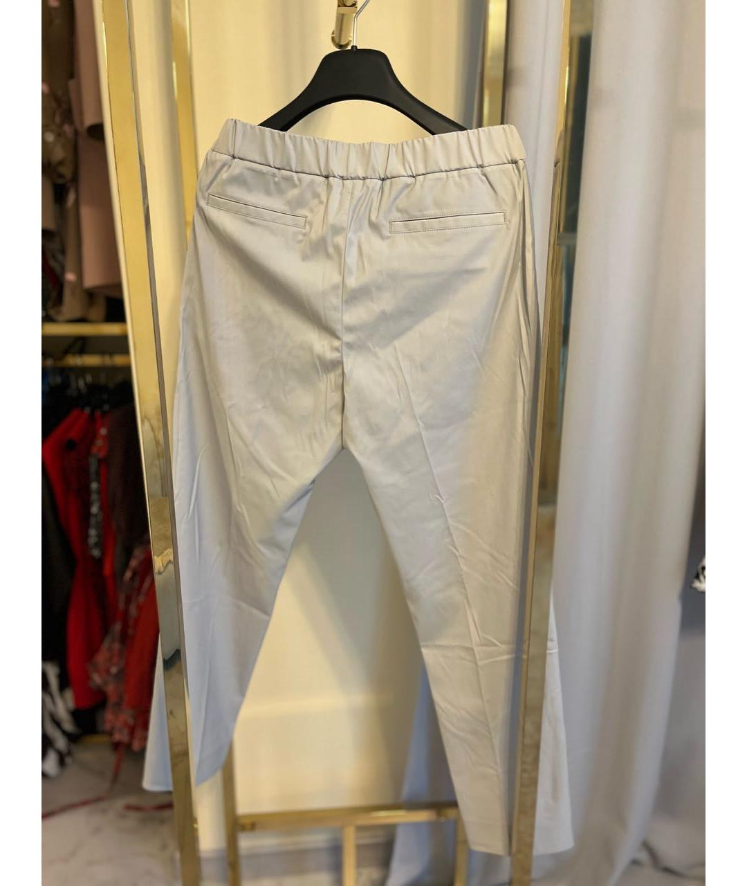LORO PIANA Белые классические брюки, фото 2