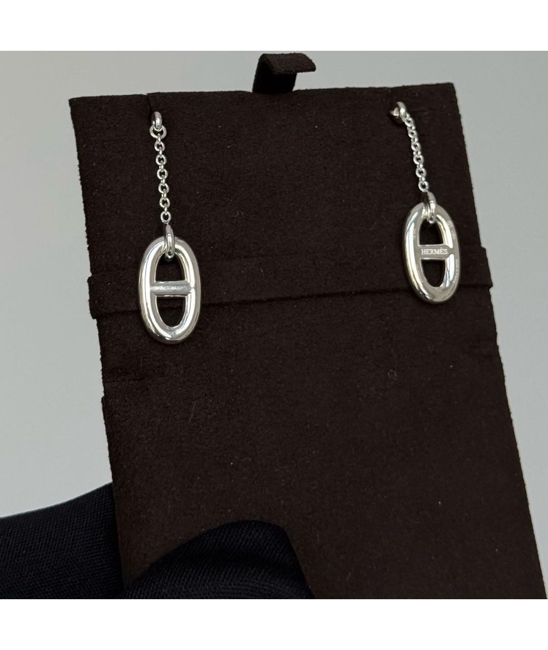 HERMES Серебряные серебряные серьги, фото 2