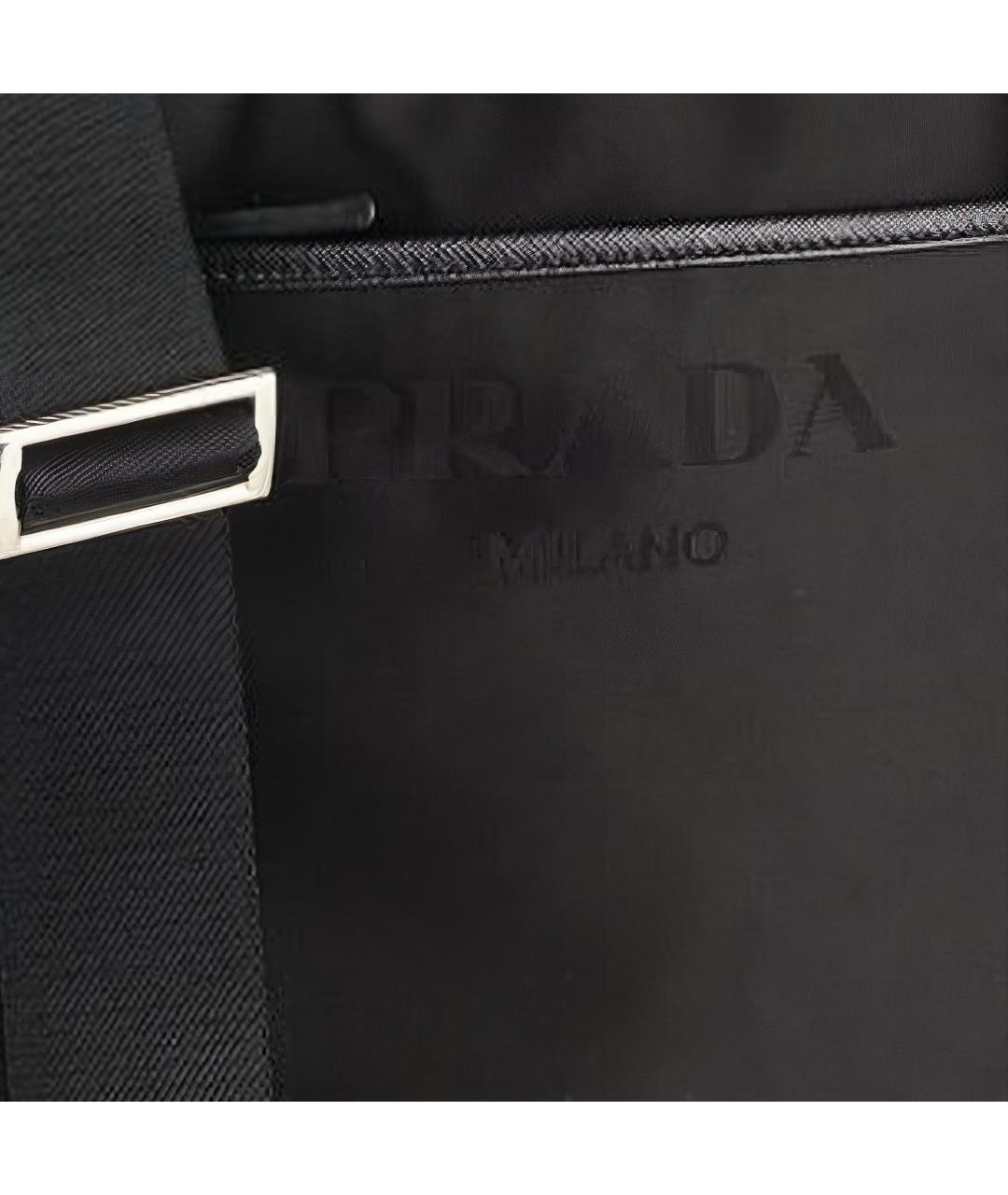 PRADA Черная сумка через плечо, фото 4