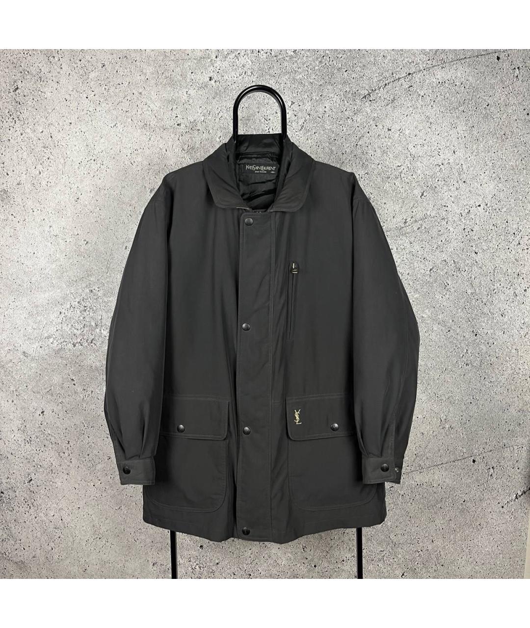 SAINT LAURENT Черная куртка, фото 9