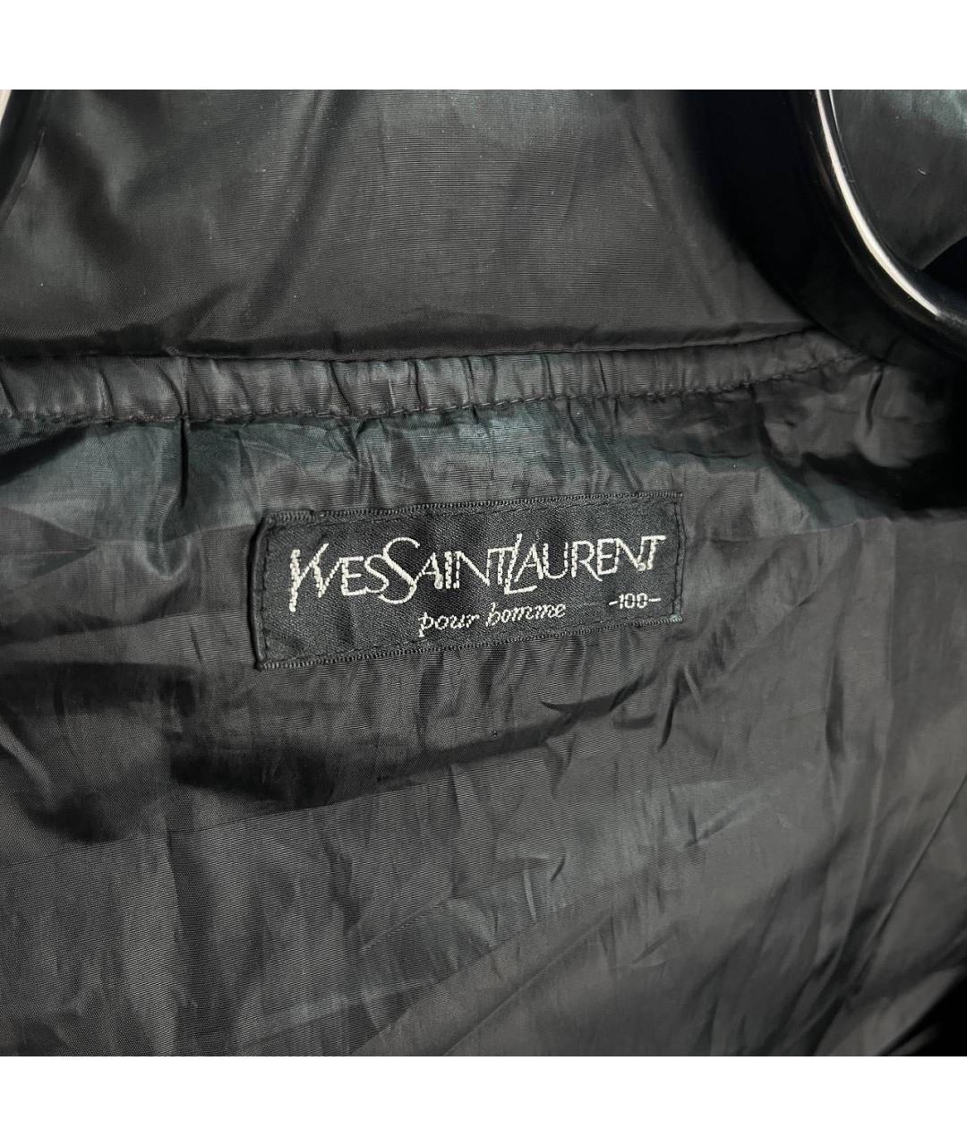 SAINT LAURENT Черная куртка, фото 4