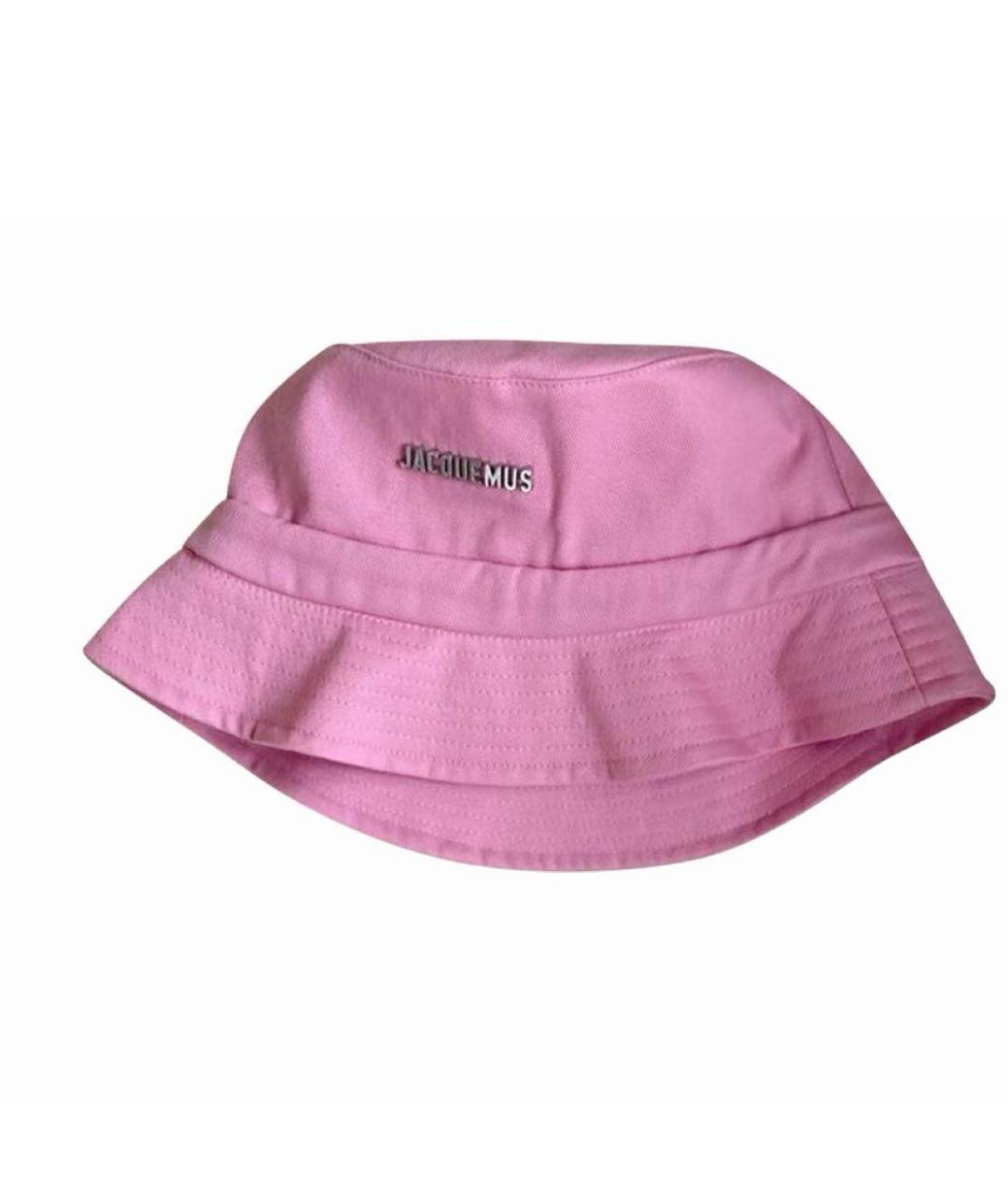 JACQUEMUS Розовая хлопковая панама, фото 1