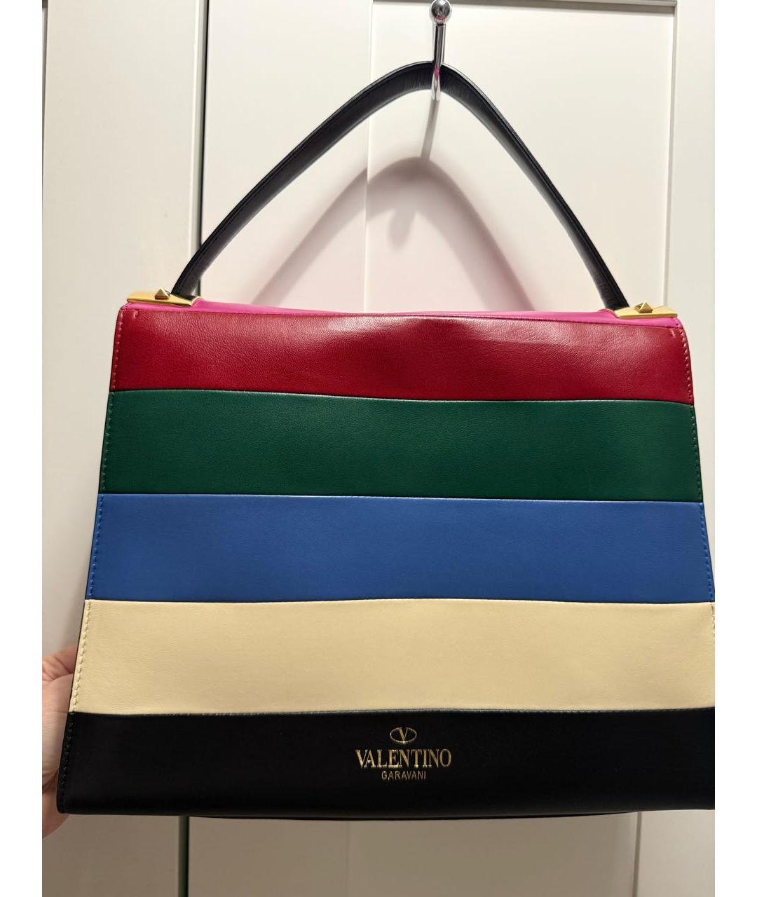 VALENTINO Мульти кожаная сумка тоут, фото 3