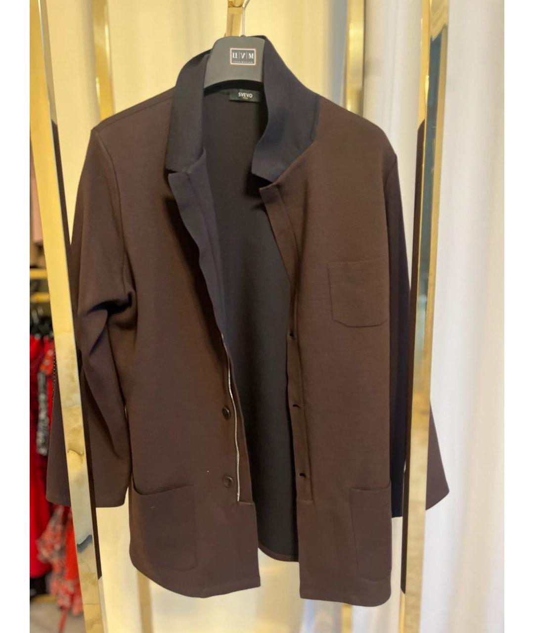 SVEVO Коричневая кашемировая куртка, фото 6