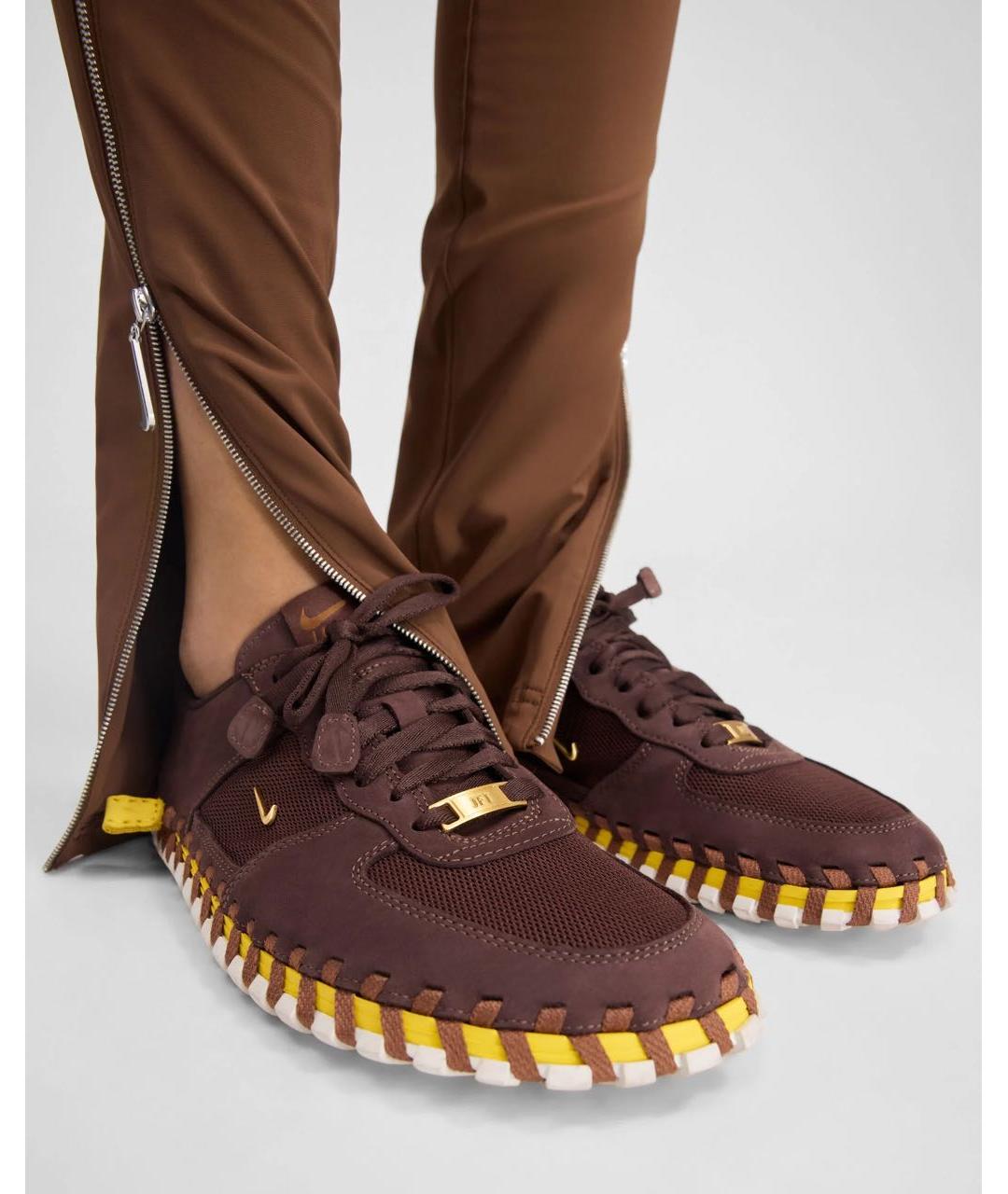 NIKE Коричневые замшевые кеды, фото 4