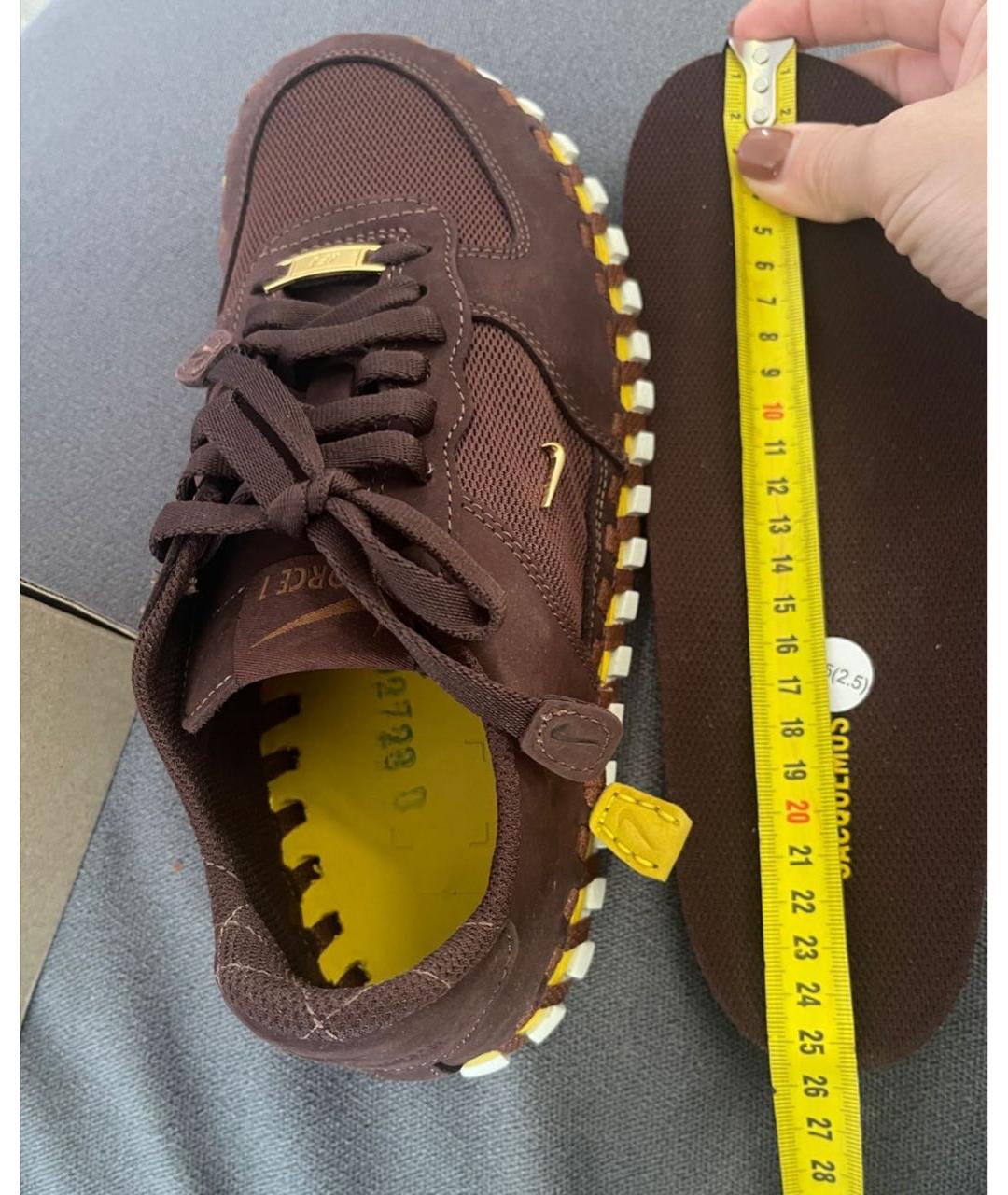 NIKE Коричневые замшевые кеды, фото 6