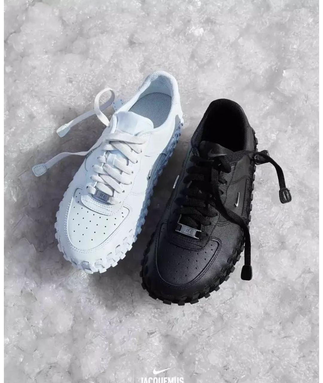 NIKE Белые кожаные кроссовки, фото 3