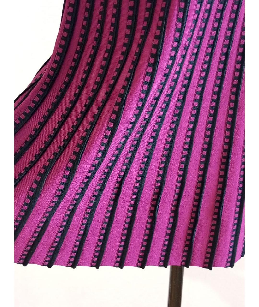 MICHAEL MICHAEL KORS Фиолетовое вискозное повседневное платье, фото 4