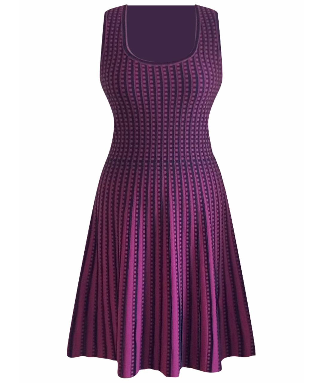 MICHAEL MICHAEL KORS Фиолетовое вискозное повседневное платье, фото 1