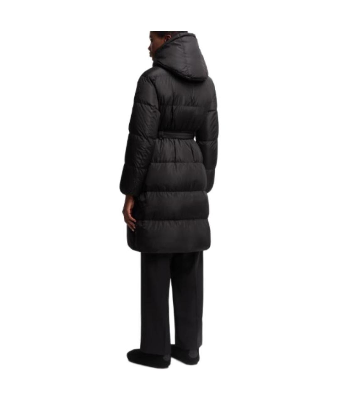 MONCLER Черный пуховик, фото 3