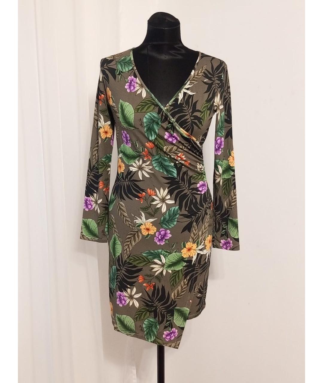 LIU JO Зеленые вискозное повседневное платье, фото 7