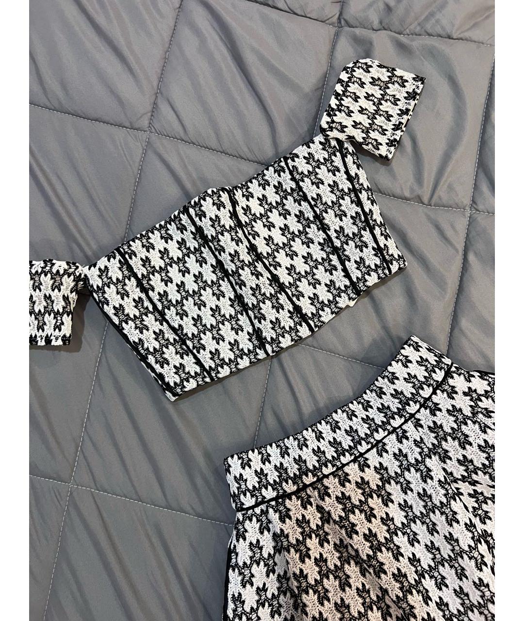 MAJE Белый хлопковый костюм с юбками, фото 4