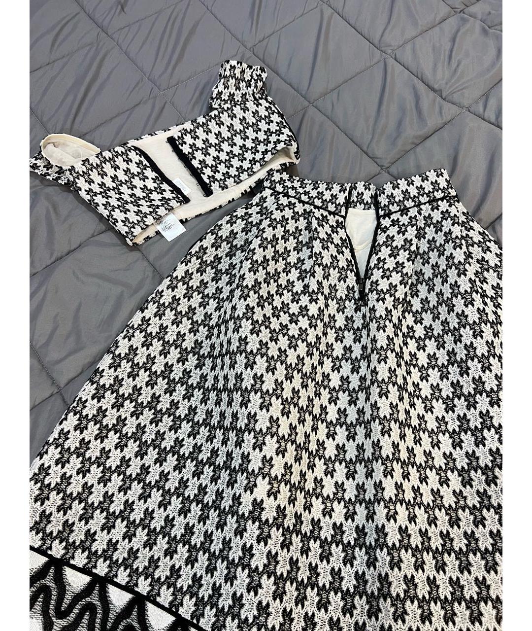 MAJE Белый хлопковый костюм с юбками, фото 2