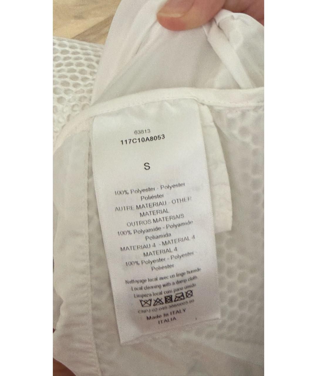 CHRISTIAN DIOR Белая парка, фото 4