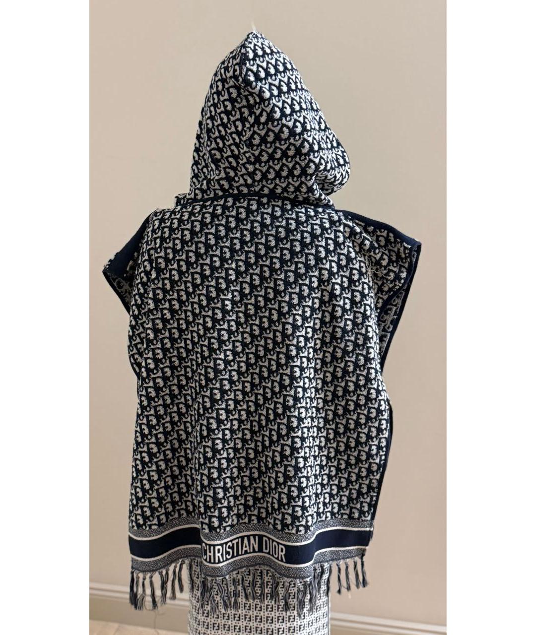 CHRISTIAN DIOR Темно-синий жилет, фото 2