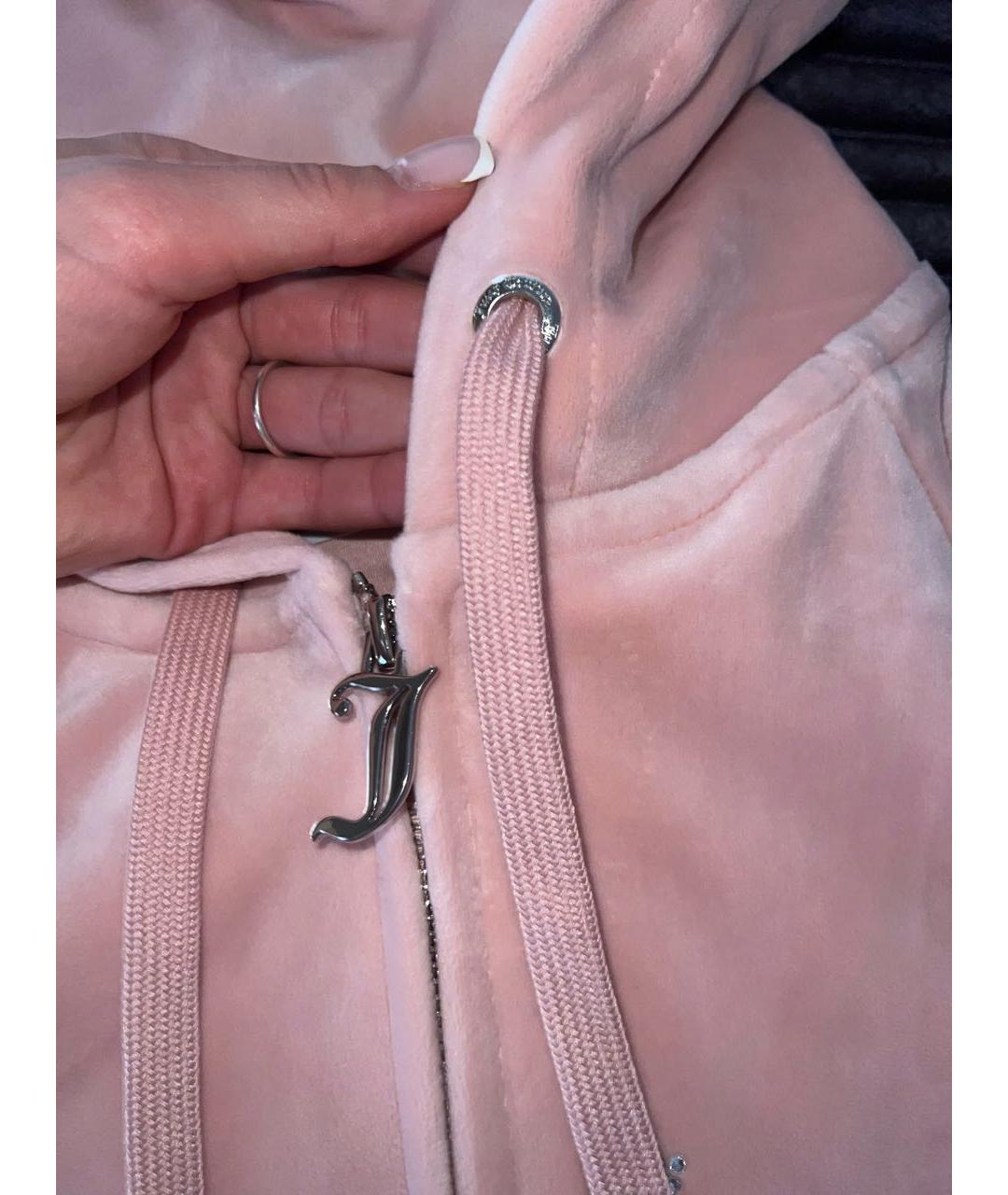 JUICY COUTURE Коралловый велюровый спортивные костюмы, фото 4