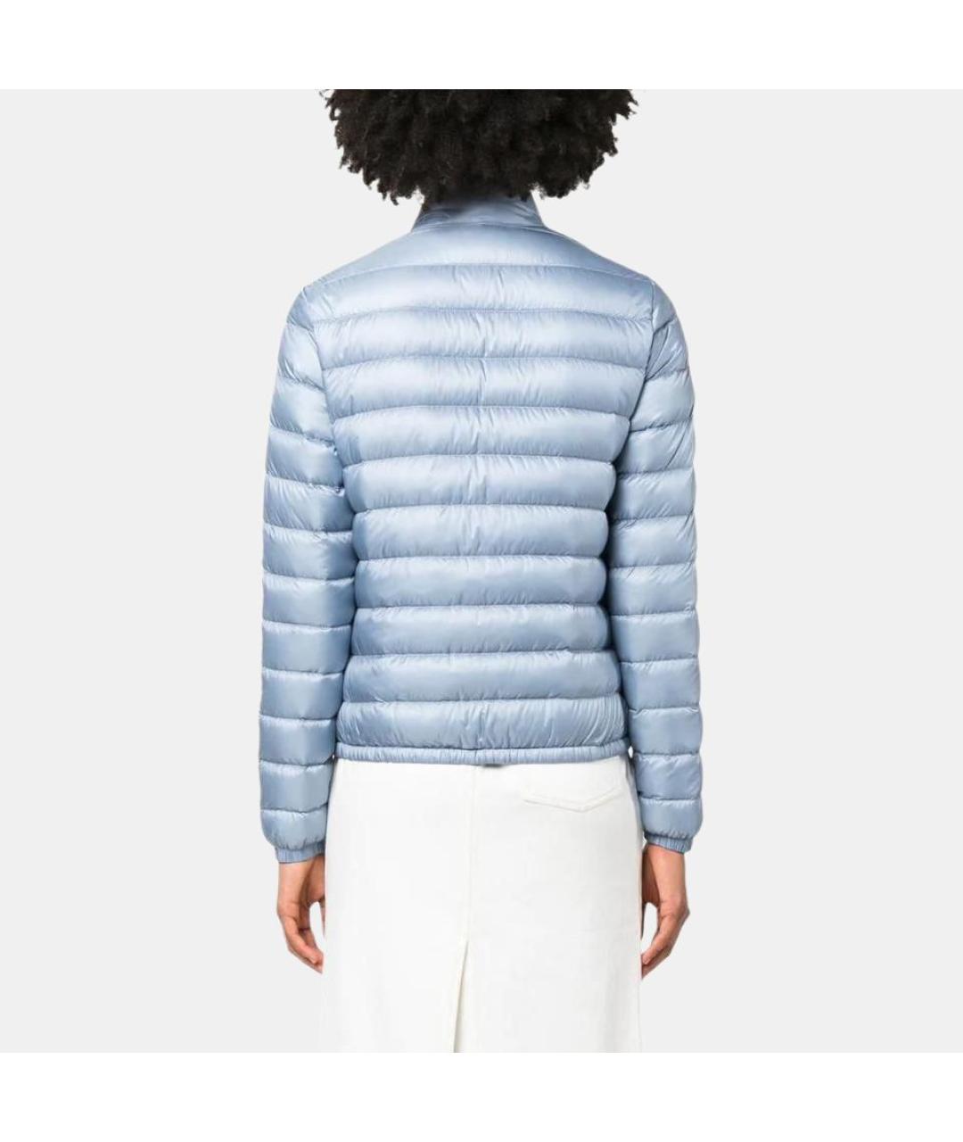 MONCLER Голубой пуховик, фото 3