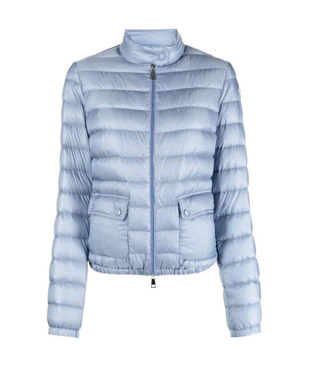 MONCLER Голубой пуховик, фото 1